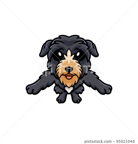 Cute deer hound dog cartoon 95021048