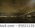 Rainbow Bridge at night seen from the ship 95021138