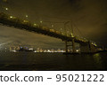 Rainbow Bridge at night seen from the ship 95021222
