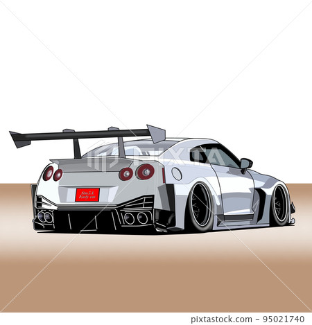 Sports car car illustration background Sports car car illustration background 95021740