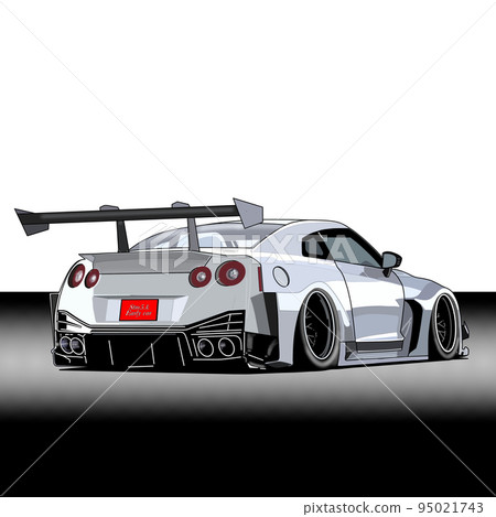 Sports car car illustration background Sports car car illustration background 95021743