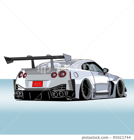 Sports car car illustration background 95021744