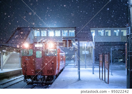 [冬季] 道南伊薩利比鐵路五棱郭站 [雪] 95022242