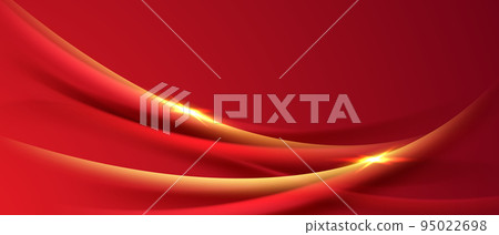 Abstract background design modern red and gold geometric elements vector illustration Abstract background design modern red and gold geometric elements vector illustration 95022698