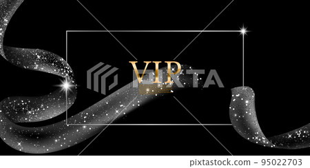design your vip card with ribbon vector illustration business banner template 95022703
