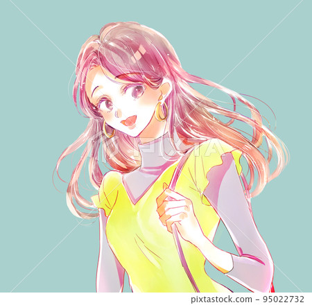 Woman going out Autumn image 95022732