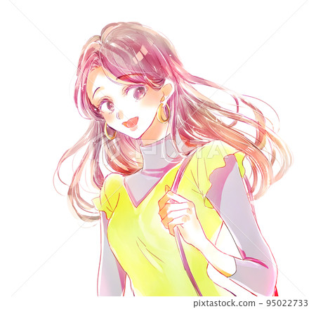 秋天出門的女人圖片 95022733
