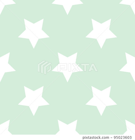 White star on green background and pattern. 95023603