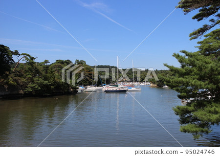 日本松島灣風光三景 日本松島灣風光三景 95024746