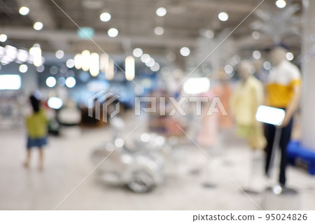 Abstract blur interior background or defocused shopping mall of department store. Abstract blur interior background or defocused shopping mall of department store. 95024826