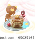 animals and big pancakes 95025165