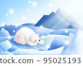 A polar bear living in the Arctic 95025193