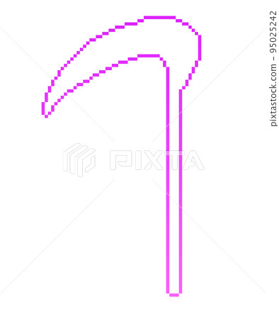Shining sickle with dot picture (purple) Shining sickle with dot picture (purple) 95025242