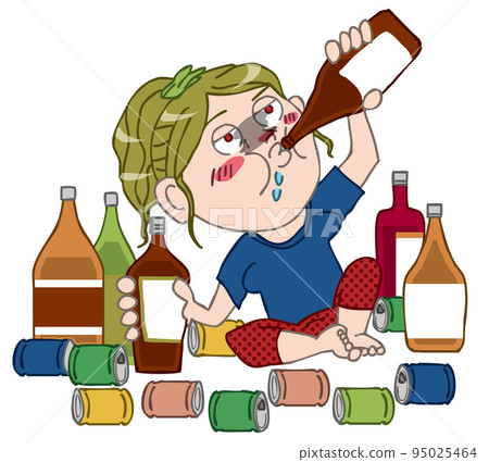 People suspected of being alcoholics or alcoholics 95025464