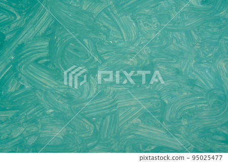 Blue-green painted paper texture Blue-green painted paper texture 95025477