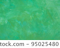 Texture of paper painted in green 95025480
