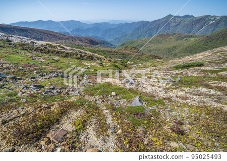 Mt. Nasudake (Mt. Chausu) Mountain scenery on the 9th station [Nasushiobara City, Tochigi Prefecture] 95025493