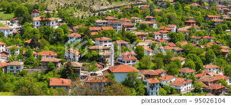 The streets of the old town of Safranbolu, Turkey 95026104