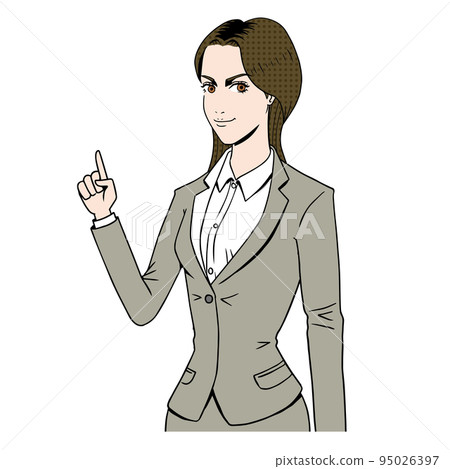 解釋美國漫畫風格的女商人 解釋美國漫畫風格的女商人 95026397