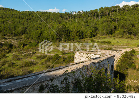 Aqueduct in Tokatri Gorge in Insecaya near Safranbolu, Turkey 95026482