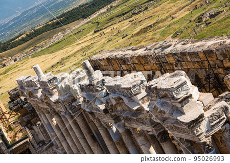 Amphitheater in Hierapolis ruins in Pamukkale, Hierapolis, Turkey 95026993