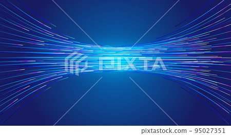 Neon dynamic glowing lines internet technology vector background Neon dynamic glowing lines internet technology vector background 95027351