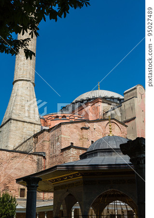 土耳其伊斯坦布爾老城聖索菲亞大教堂 95027489
