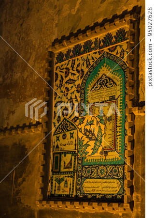 Inside the Hagia Sophia in the old city of Istanbul, Turkey. 95027628