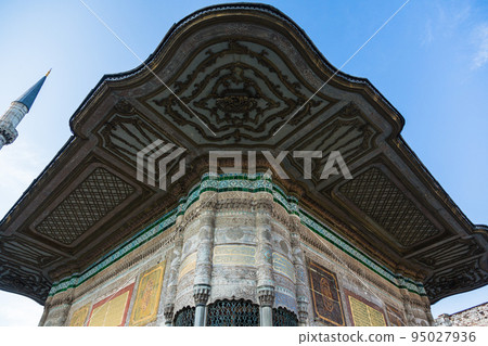 Ahmet III Fountain between Hagia Sophia and Topkapi Palace in Istanbul, Turkey Ahmet III Fountain between Hagia Sophia and Topkapi Palace in Istanbul, Turkey 95027936