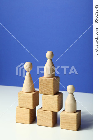 Concept of business roles and responsibilities, space for text 95028348