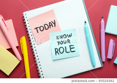 Concept of business roles and responsibilities, business concept Concept of business roles and responsibilities, business concept 95028362
