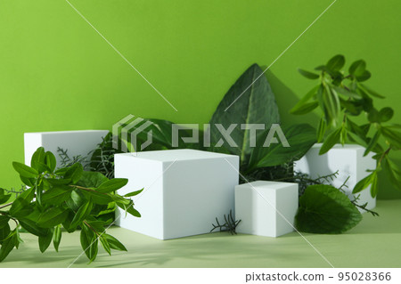 Composition with podium for your design and advertising Composition with podium for your design and advertising 95028366