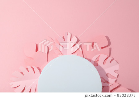 Composition with podium for your design and advertising Composition with podium for your design and advertising 95028375
