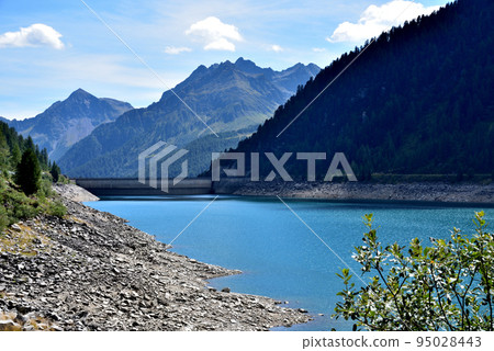 Artificial alpine lake Artificial alpine lake 95028443