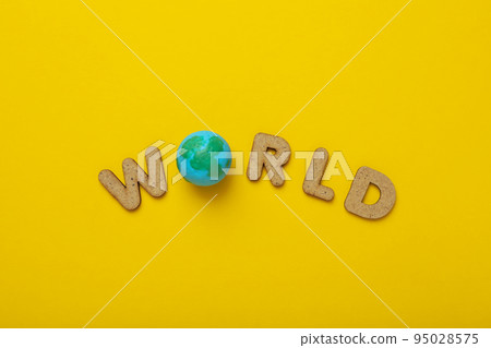 Concept or composition of World Population day Concept or composition of World Population day 95028575