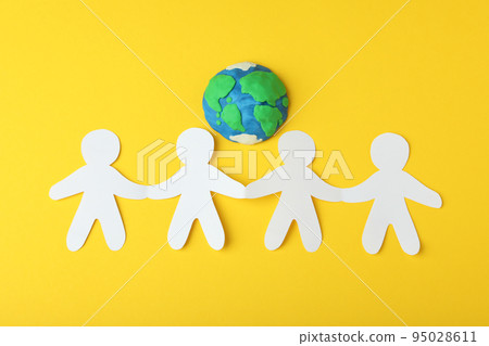 Concept or composition of World Population day Concept or composition of World Population day 95028611