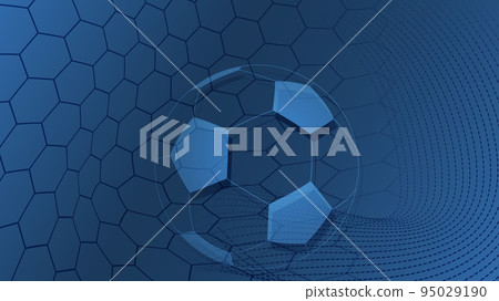 Soccer background in light blue colors Soccer background in light blue colors 95029190