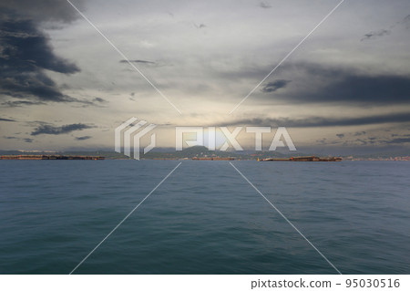 Coastal seas around Koh Sichang, Thailand. 95030516