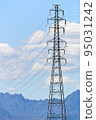 Steel tower mountain range 95031242