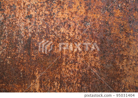 Dark light red rusty metal plate. Grunge texture Dark light red rusty metal plate. Grunge texture 95031404