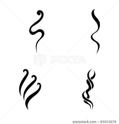 Smoke Vector Icon Design Illustration 95031679
