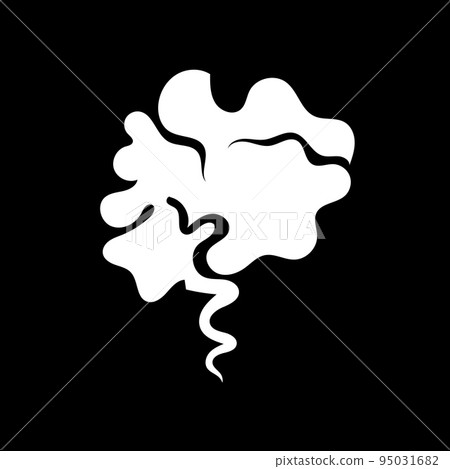 Smoke Vector Icon Design Illustration 95031682