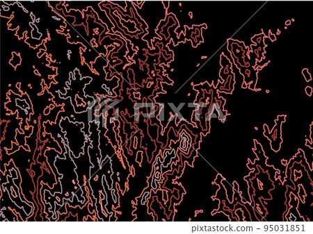 Red topo texture contour line land  95031851