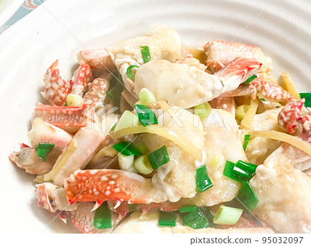 中國家常菜,炒姜蟹 中國家常菜,炒姜蟹 95032097