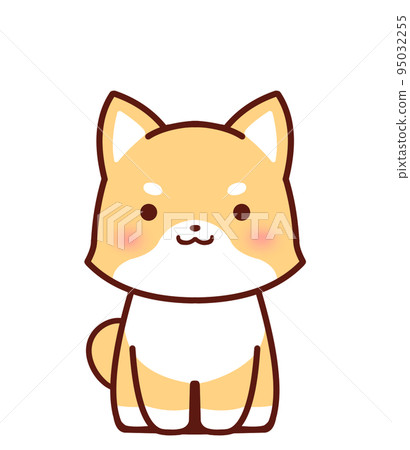 一臉害羞的柴犬 95032255