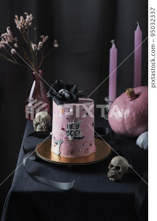 Halloween party table decoration Halloween party table decoration 95032337