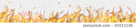 Long fire flame with horizontal repeat Long fire flame with horizontal repeat 95033190
