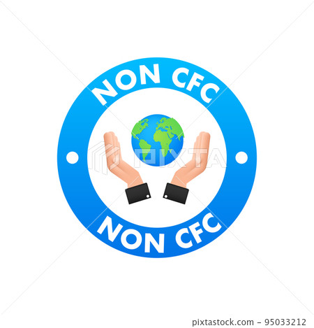 CFC free sign. Chlorofluorocarbons or freon. Vector illustration. CFC free sign. Chlorofluorocarbons or freon. Vector illustration. 95033212