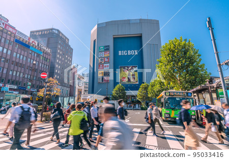 View of Tokyo Townscape in Takadanobaba Station in Japan 95033416