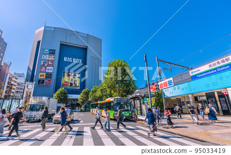 東京城市景觀看法在Takadanobaba駐地的在日本 95033419